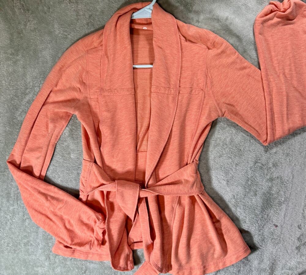 Lululemon Dance Pulse Wrap Peach Size 4